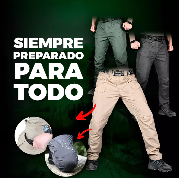 Pantalón Táctico Militar Resistente e Impermeable