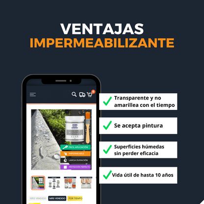 COMPRE 1 Y LLEVE 2 - Impermeabilizante Para Fugas y Infiltraciones SupraBonde™